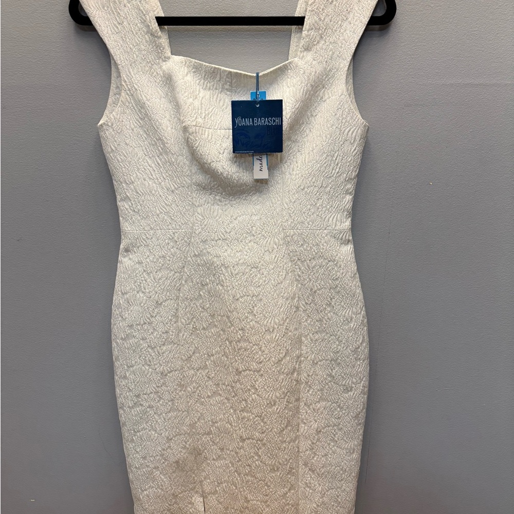 Yoana Baraschi White Dress with Silver